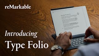 Introducing Type Folio — a keyboard for focused typing on reMarkable 2 [upl. by Iarised219]