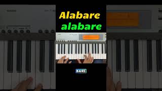 Alabare alabare Coros 2 acordes en piano [upl. by Aisatsanna3]