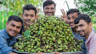 CLUSTER FIG  Umra Nu Shaak  Healthy Cluster Fig Recipe  Gular Recipe  Village Rasoi [upl. by Koblick]