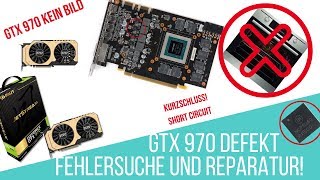 FixIT Dead Palit GTX 970  Jetstream Fehlersuche amp Reparatur [upl. by Roxine]