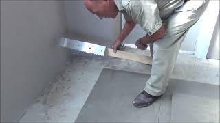 how to lay large format tiles without using a self leveling compound [upl. by Pail]