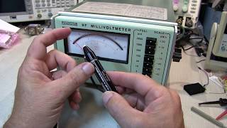 265 Vintage Tech Checking out an RF Millivoltmeter  Boonton 92C [upl. by Attehcram]