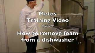 Training video How to remove foam from a dishwasher HD [upl. by Aschim]