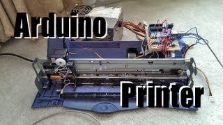 Arduino Dot Printer [upl. by Eirrehs]