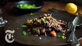 WineBraised Oxtail Recipe  Melissa Clark  The New York Times [upl. by Jerad]