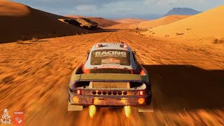 Dakar Desert Rally  Porsche 959 ParisDakar 86  Buraydah 81KM Professional Old Vs New 4KPS5 [upl. by Thomey]