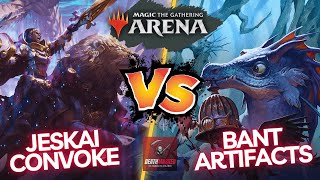 Jeskai Convoke VS Bant Artifacts  MTG Arena Bloomburrow Standard Gameplay [upl. by Schulz745]