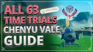 All 63 TIME TRIALS Chenyu Vale GUIDE  Genshin Impact 44 [upl. by Hagi]