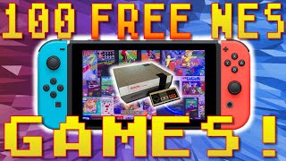 How Get 100 FREE Nintendo NES Games on Switch [upl. by Olraced]