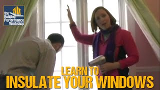 How to Weatherize Windows with Plastic Film Insulation DIY Home Improvement [upl. by Llerryt]