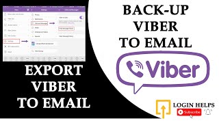 How to Export Send Backup Save Viber Files Messages Chats to Email [upl. by Ytsirc]