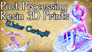 How To Post Process Resin 3D Prints amp Water Curing [upl. by Lovmilla]