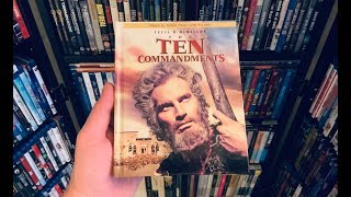 The Ten Commandments DigiBook BLU RAY REVIEW  Unboxing  Charlton Heston [upl. by Jillene]