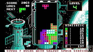 Review 1124  Tetris 1988 MSDOS [upl. by Muriah]