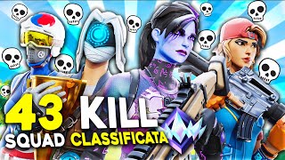 43 KILL SU FORTNITE OG IN SQUAD CON PIZ  LOBBY DEVASTATA [upl. by Ellerehc]