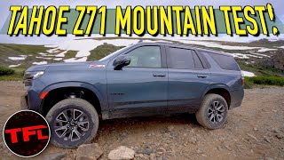 The New 2021 Chevy Tahoe Z71 Is a Big Heavy SUV that Can Finally OffRoad  But With One Exception [upl. by Furnary]