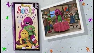 Barney Songs 1995  VHS Preview [upl. by Acireed]