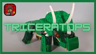 LEGO Creator 3 in 1 31058 Triceratops Mighty Dinosaur Speed Build [upl. by Joye]