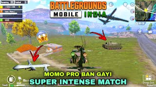 BGMI  RON amp MOMO Amazing UAV Attack Tank Fight Chopper Attack Full DISTRUCTION CHICKEN DINNER [upl. by Sremmus]