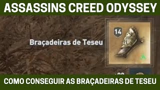 Assassins Creed Odyssey  Equipamento Lendário  As Braçadeiras de Teseu [upl. by Anilehcim706]