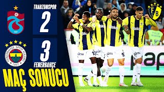 Trabzonspor 23 Fenerbahçe  MAÇ ÖZETİ  Trendyol Süper Lig  Önemli Kareler [upl. by Aryam721]