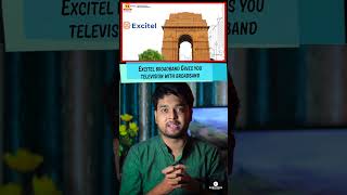 Excitel broadband Gives Free TV With broadband Plan Just Rs 999 Per month  Excitel Shorts ViralV [upl. by Elsilrac]