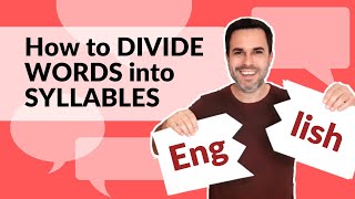 How to divide words into syllables [upl. by Anuala827]