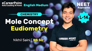 Mole Concept Lecture 14  Eudiometry  Class 11th  NEET  Nikhil Sir  eCareerPoint [upl. by Nimajnab16]