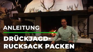 Was man in den Drückjagdrucksack packen sollte [upl. by Llerdnek553]