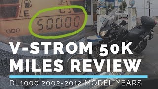 VStrom 50000 Mile In Depth Review [upl. by Carbrey]