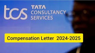 TCS Compensation Letter for 202425  TCS Salary hike  TCS appraisal  TCS D band impact tcs [upl. by Ahsyla]