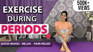 15 mins Exercise during Periods  By GunjanShouts [upl. by Errehs577]