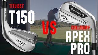 Titleist T150 vs Callaway Apex Pro  WGC Fits [upl. by Yzeerb]