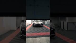 AUDI R8 Spyder  from gloss to matte with Xpel Stealth PPF r8spyder audir8 audi dycgarage [upl. by Ott]