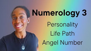 Numerology 3  Personality Life Path Angel Number [upl. by Afatsuom874]