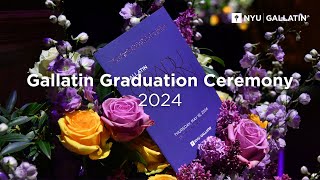 NYU Gallatin  Graduation Ceremony 2024 [upl. by Adnorat]