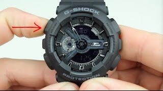 How to Change the Time on a GShock [upl. by Atilek]