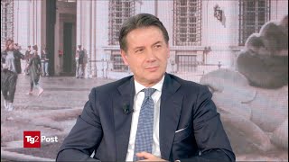 Giuseppe Conte ospite a TG2 Post  6122024 [upl. by Namzed]