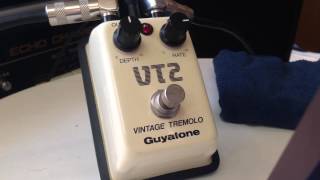 Guyatone VT2 Vintage Tremolo 中古楽器店deecustom [upl. by Ecnerewal]