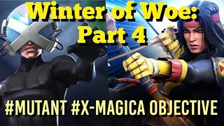 MCOC  Winter of Woe Part 4  Professor X Vs Dani Moonstar  Solo Mutant XMagica Objective [upl. by Ihcego]