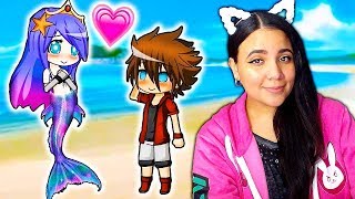 JACOB AND THE MERMAID 🧜‍♀️🌊  Gacha Studio Mini Movie Love Story Reaction [upl. by Anneis552]