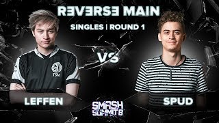 Leffen Marth vs Spud Fox  Reverse Main Singles Round 1  Smash Summit 8 [upl. by Fassold]