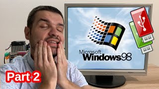 Projet PC Windows 98  Drivers et tests USB  Part 2 [upl. by Eiwoh]