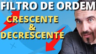 Ordenar em ORDEM CRESCENTE ou DECRESCENTE no Google Sheets Função Sort  Planilhas Google [upl. by Luiza617]