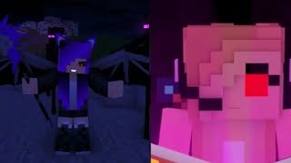 ♫ New Minecraft Song  Love Shot  Minecraft Song Animation Psycho Girl VS Girl Ender Dragon [upl. by Francoise272]