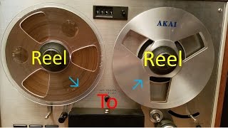 Part 2 How to Thread a Reel to Reel and play tape [upl. by Stets]