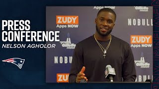 Nelson Agholor Postgame Press Conference  Patriots vs Steelers NFL Week 2 [upl. by Ahsilahk]