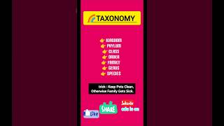 trick to remember Taxonomy in seconds 🧐🫣🤔😱youtube shorts trending gkupscsscrailways bank [upl. by Farmann859]