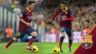 Las Mejores jugadas de Messi y Neymar en el Barcelona  HD [upl. by Esaj]