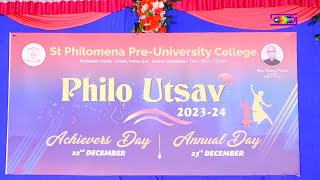 20231223 Philo Utsav St Philomena Pre University College Puttur [upl. by Eiryt991]